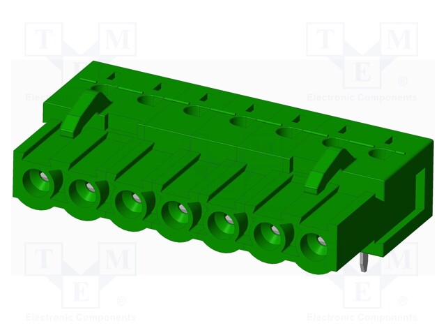 Connector: pluggable terminal block; socket; female; angled 90°