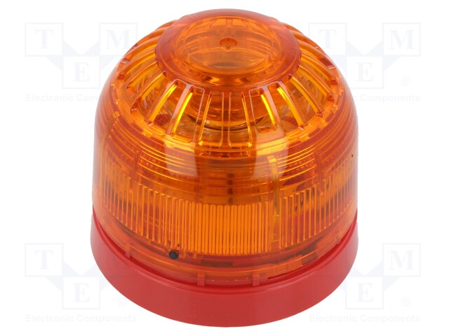 Signaller: lighting-sound; 17÷60VDC; siren,blinking light; LED