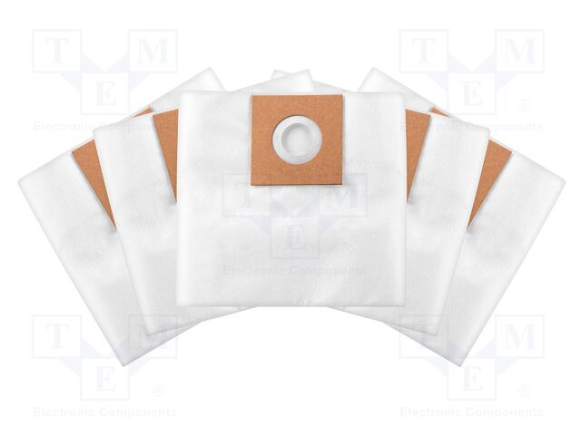 Vacuum cleaner dustbags; 5pcs; L: 450mm; microfiber; W: 200mm