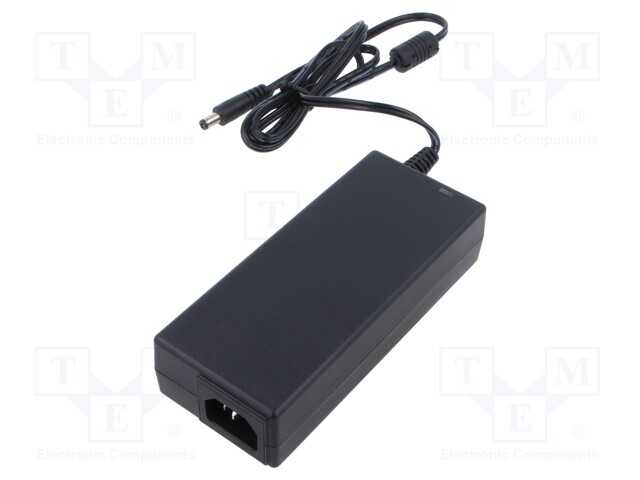 Power supply: switched-mode; 12VDC; 7.5A; Out: 5,5/2,1; 90W; 88%
