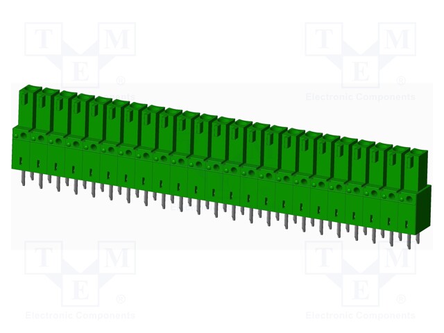 Connector: pluggable terminal block; socket; female; straight
