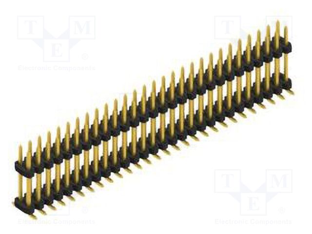 Connector: pin strips; pin header; male; PIN: 56; 2mm; SMT; 2x28