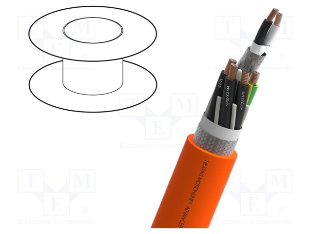 Wire: servo drive; MOTIONLINE® ADVANCED; 4G1,5mm2 + 2x1,5mm2