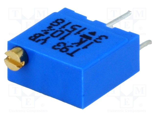 Potentiometer: mounting; multiturn; 1kΩ; 500mW; THT; ±10%; linear