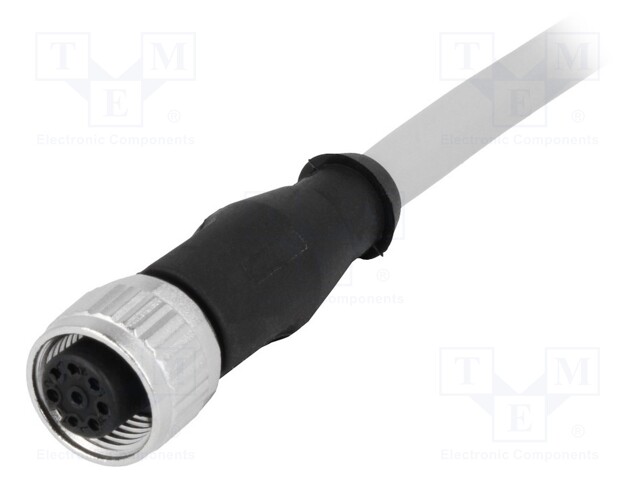 Plug; M12; PIN: 8; female; A code-DeviceNet / CANopen; 5m; straight