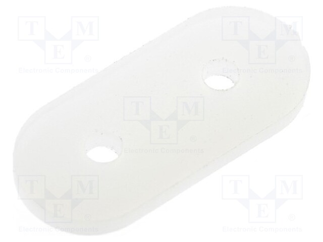 Insulating socket; polyamide; Colour: natural; 11.2x5x1mm