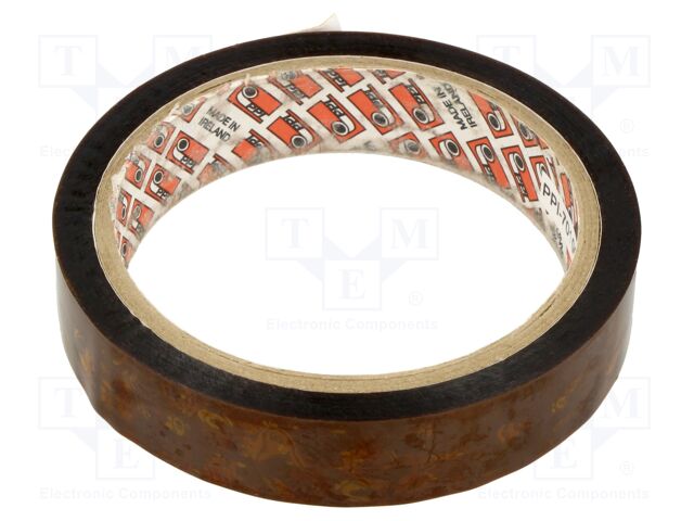 Tape: electrical insulating; W: 19mm; L: 33m; Thk: 0.5mm; brown; 100%
