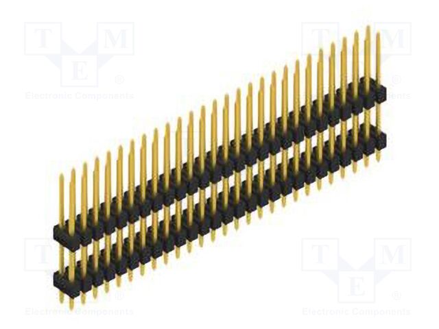 Connector: pin strips; pin header; male; PIN: 54; 2.54mm; THT; 2x27