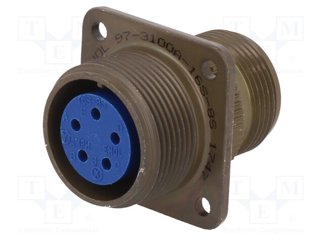 Connector: circular; Series: 97; socket,plug; female; PIN: 5; 13A