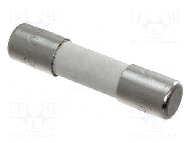 Fuse: fuse; quick blow; 5A; cylindrical; 6.3x32mm; ABS
