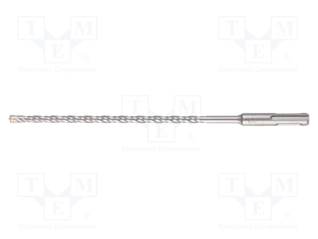 Drill bit; for concrete; Ø: 6mm; L: 210mm; cemented carbide