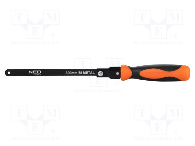 Hacksaw blade; holder; metal; 300mm