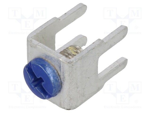 Terminal: screw terminal; THT,screw terminal; blue; 7.5x5mm