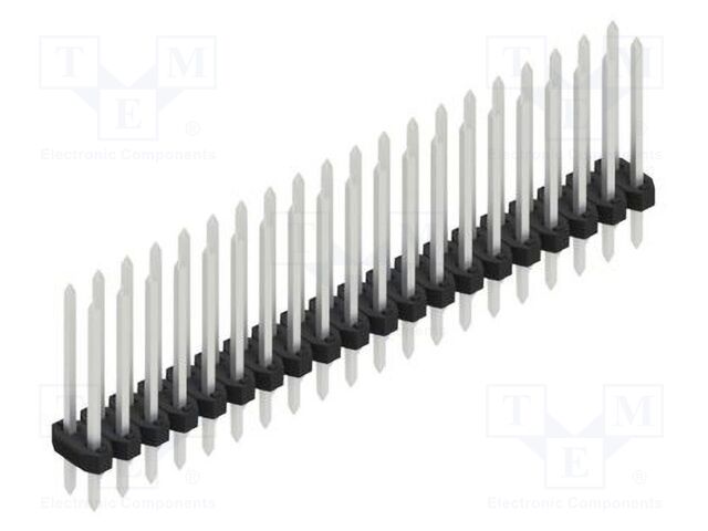 Connector: pin strips; pin header; male; PIN: 40; 2mm; THT; 2x20