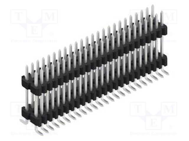Connector: pin strips; pin header; male; PIN: 48; 1.27mm; SMT; 2x24