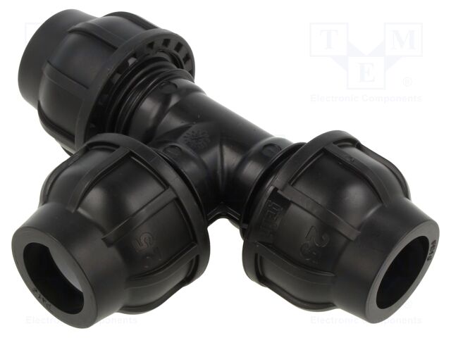 Splice terminal: clamping; 25mm; for PE pipes; Plast