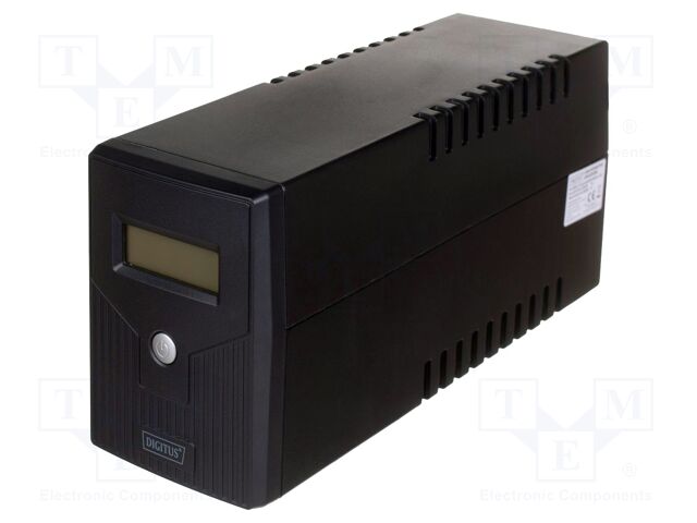 Power supply: UPS; 360W; 600VA; 230VAC; 142x101x298mm; 7Ah; 50Hz