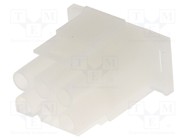 Plug; wire-wire; male/female; NLS; 6.35mm; PIN: 6; Layout: 2x3; 600V