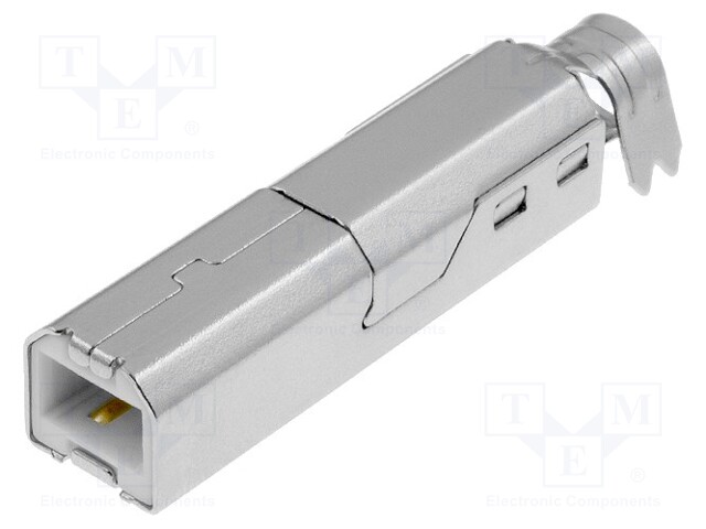 Plug; USB B; soldering