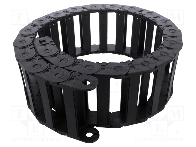 Cable chain; Series: 2400; Bend.rad: 125mm; L: 1012mm