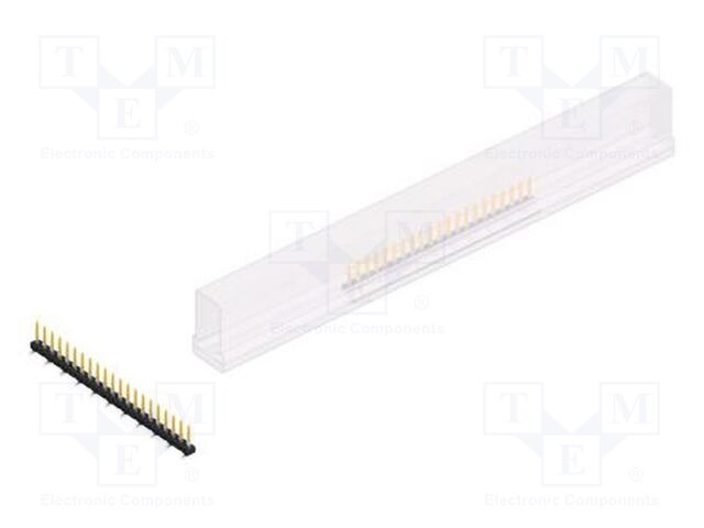 Connector: pin strips; pin header; male; PIN: 21; 2mm; SMT; 1x21