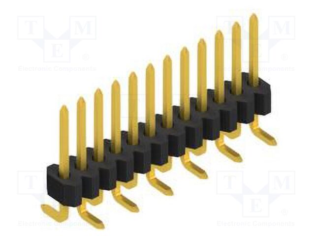 Connector: pin strips; pin header; male; PIN: 12; 1.27mm; SMT; 1x12