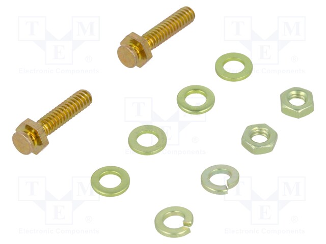 Spring lock set for D-Sub; Locking: slide latch; Thread: UNC4-40