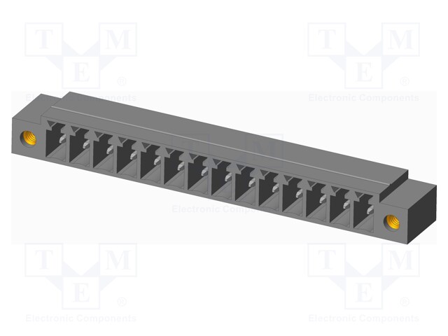 Connector: pluggable terminal block; socket; male; on PCBs