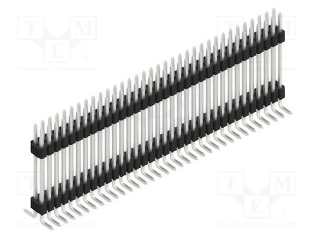 Connector: pin strips; pin header; male; PIN: 68; 1.27mm; SMT; 2x34