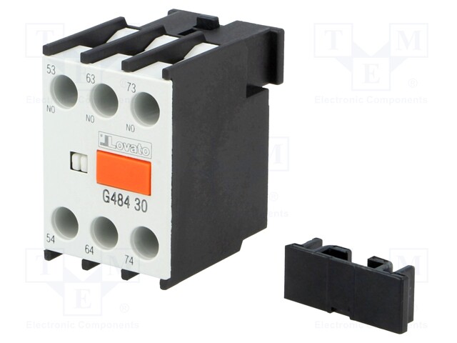 Auxiliary contacts; Series: BF; Leads: screw terminals