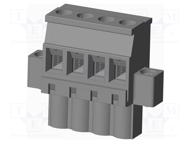 Connector: pluggable terminal block; plug; female; angled 90°