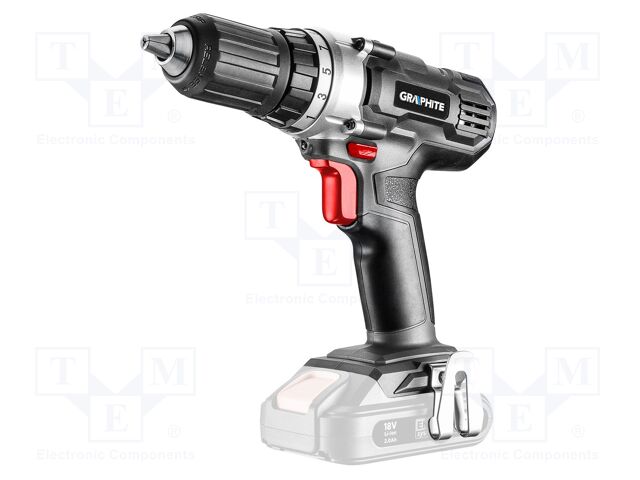 Drill/driver; battery; drilling,screwdriving; 2÷13mm; 18VDC; 55Nm
