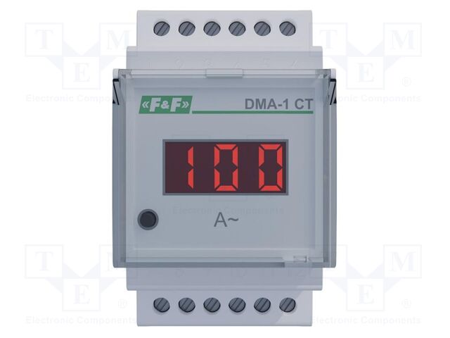 Ammeter; digital,mounting; True RMS; Meas.accur: ±1%; LED; 3 digit
