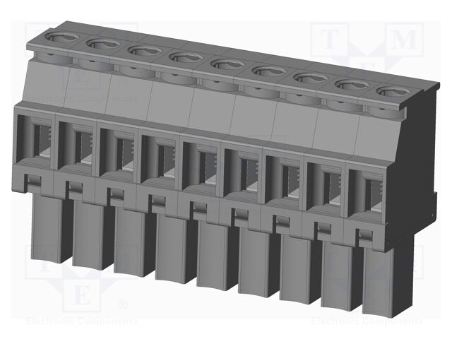 Connector: pluggable terminal block; plug; female; angled 90°