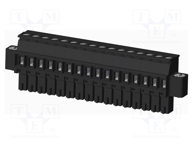 Connector: pluggable terminal block; plug; female; angled 90°