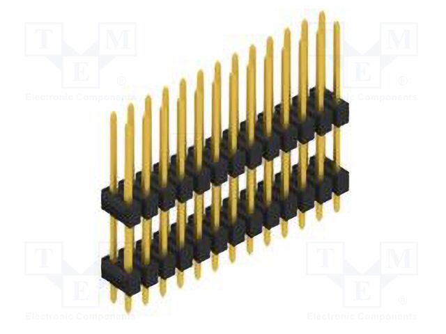 Connector: pin strips; pin header; male; PIN: 26; 2.54mm; THT; 2x13