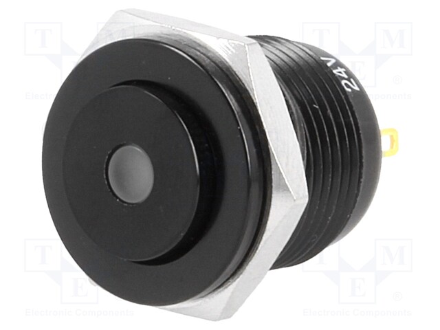 Switch: vandal resistant; Pos: 2; SPST-NO; 2A/36VDC; IP65; OFF-(ON)