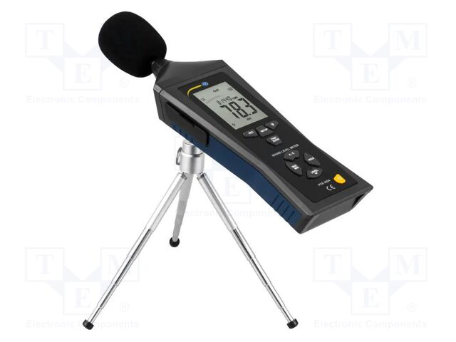 Meter: sound level; LCD; 4-digit; Sound level: 30÷130dB; 335g