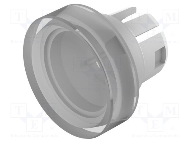 Actuator lens; 16mm; 51; white; plastic; Ø15.8mm