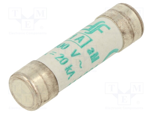 Fuse: fuse; aM; 1A; 400VAC; ceramic,cylindrical,industrial; 8x31mm