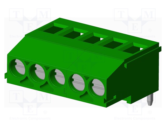 Connector: PCB terminal block; terminal; Plating: tinned; on PCBs