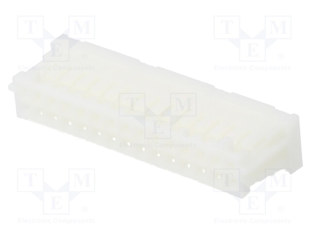 Plug; wire-wire/PCB; female; DF1B; 2.5mm; PIN: 30; w/o contacts