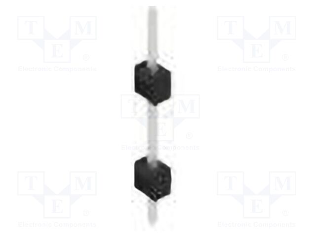 Connector: pin strips; pin header; male; PIN: 1; 2.54mm; THT; 1x1