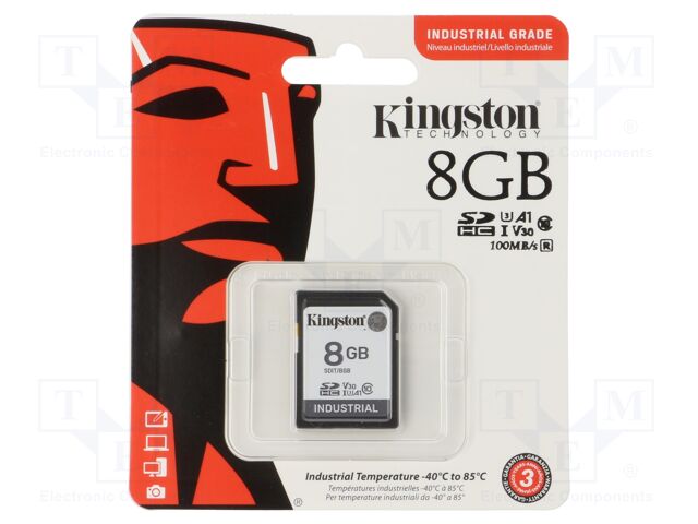 Memory card; microSDHC; R: 100MB/s; W: 80MB/s; Class 10 UHS I U3