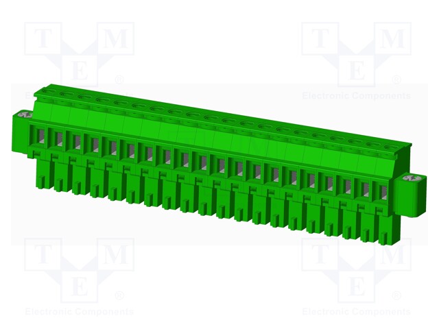 Connector: pluggable terminal block; plug; female; angled 90°