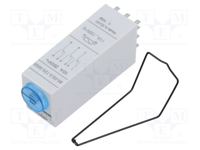 Timer; 0,05s÷100h; 3PDT; 250VAC/10A; Usup: 125VAC; 125VDC; -20÷60°C