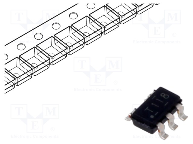 Comparator; universal; 1.3us; 2÷36V; SMT; SOT23-5; Comparators: 1