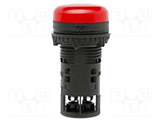 Control lamp; ELPI; Illumin: LED; Ø22.5mm; IP65; red; Kind: flat