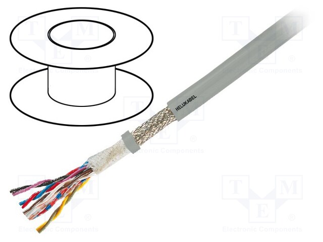 Wire: control cable; SUPER-PAAR-TRONIC-340-C-PUR; 4x2x0.25mm2