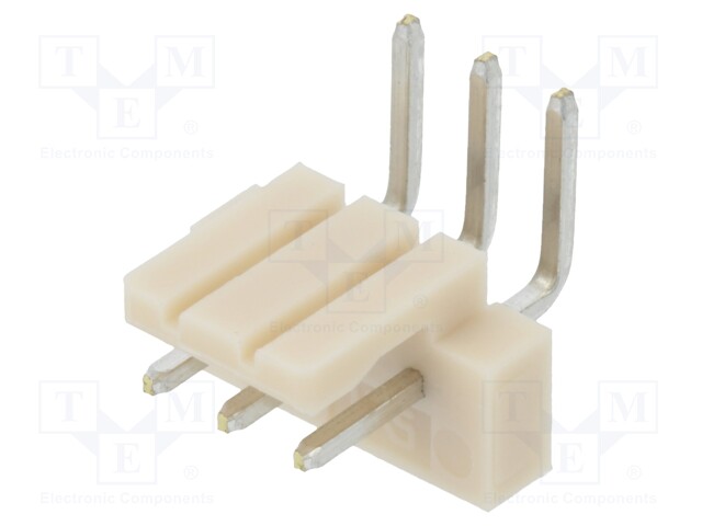Socket; wire-board; male; DF1; 2.5mm; PIN: 3; THT; on PCBs; 250V; 3A